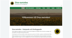 Desktop Screenshot of disa-metoden.com